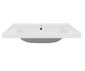 Умивальник з нижнім клапаном 81,5 см QTAP ALBATROSS QT01115080CW