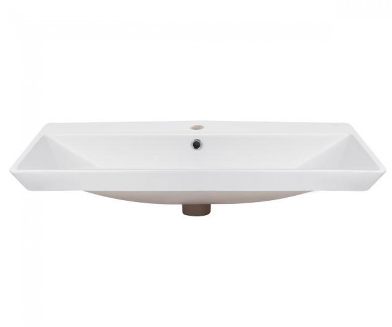 Врізний умивальник з д/к QTAP ALBATROSS QT01115080DW QT01115080DW
