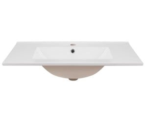 Умивальник з донним клапаном QTAP ALBATROSS QT01119080EW