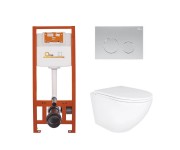 Унітаз з інсталяцією QTAP NEST QT0133M42545145