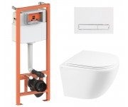 Унітаз з інсталяцією QTAP NEST QT0133M42545147