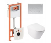 Унітаз з інсталяцією QTAP SWAN QT0133M42545152