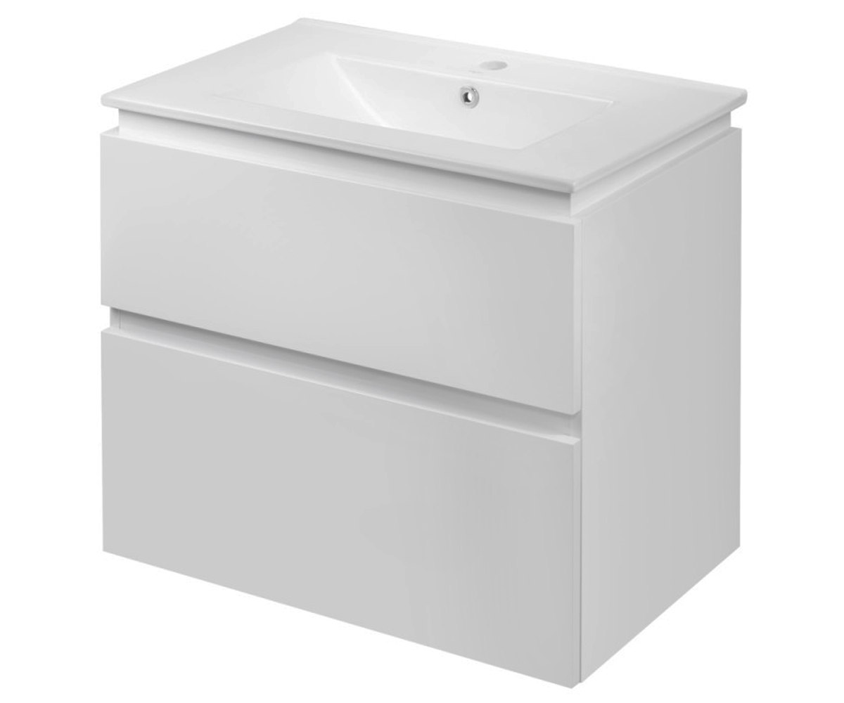 Тумба з умивальником QTAP ALBATROSS QT0172TP700D3070CW QT0172TP700D3070CW
