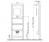 Инсталляция для писсуара  NEST QT0188711U:Чертеж 