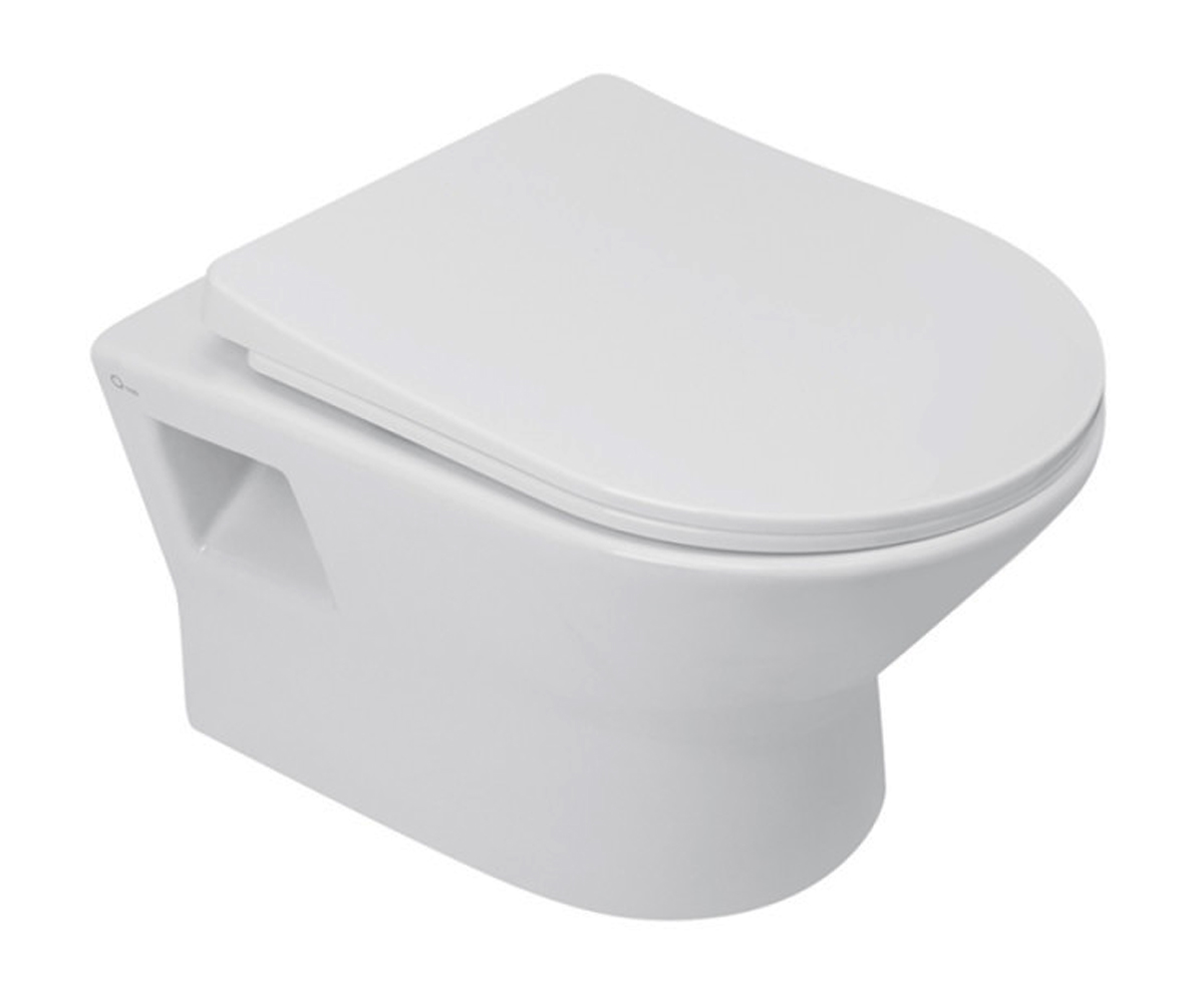 Безободковий унітаз QTAP LARK QT0331159W QT0331159W