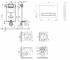 Унитаз с инсталляцией 4 в 1  ARIES QT0333063ERW0133M425M08V1384W:Чертеж 