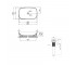 Комплект Qtap Cardinal: раковина накладная 600x380x140 мм, White, овальная + донный клапан Pop-up PU02  QT04116257W48465:Чертеж 