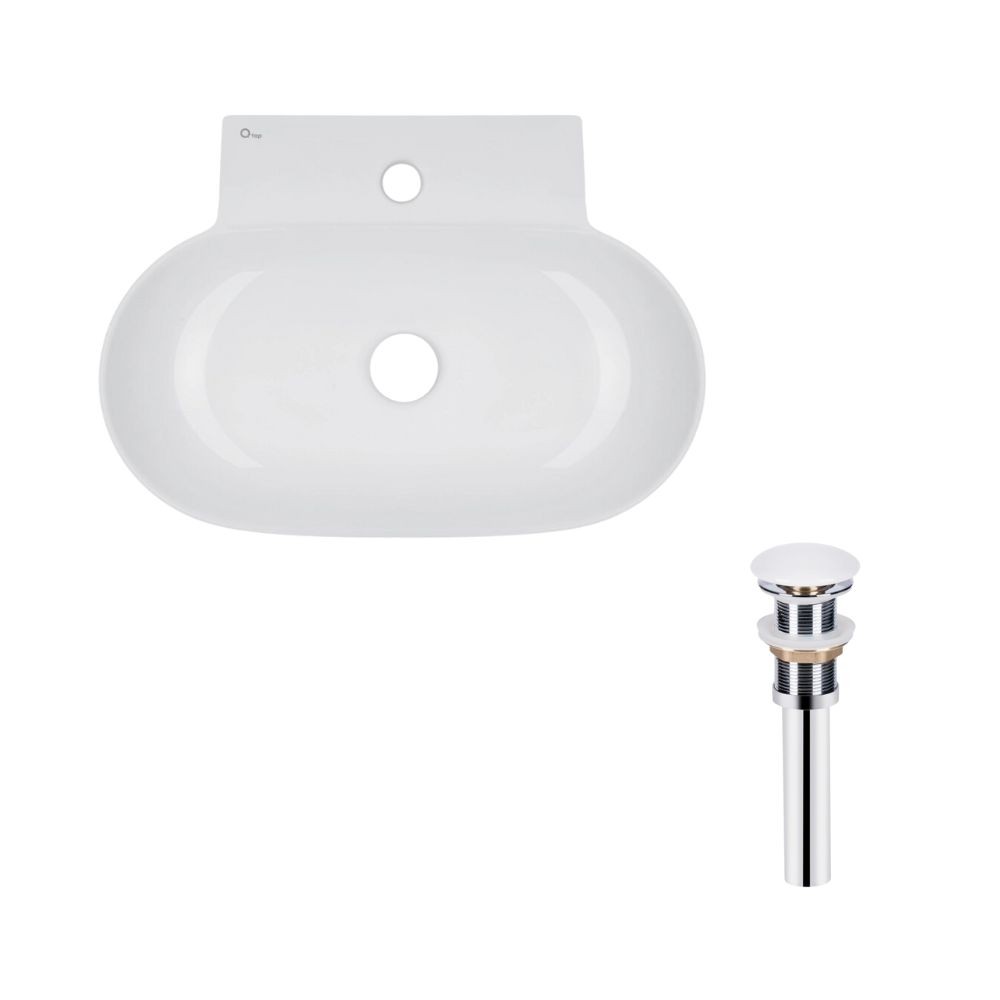 Керамическая раковина в ванную QTAP CARDINAL QT0411K177WN47330 QT0411K177WN47330