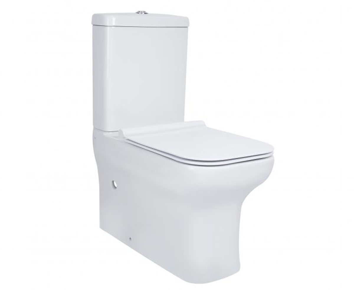 Безобідковий унітаз QTAP CARDINAL QT0422C666PW QT0422C666PW