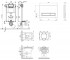 Унитаз с инсталляцией 4 в 1  CARDINAL QT0433C660HW0133M425M08V1384W:Чертеж 
