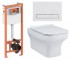Унітаз з інсталяцією 4 в 1 QTAP CARDINAL QT0433C660HW0133M425M08V1384W QT0433C660HW0133M425M08V1384W