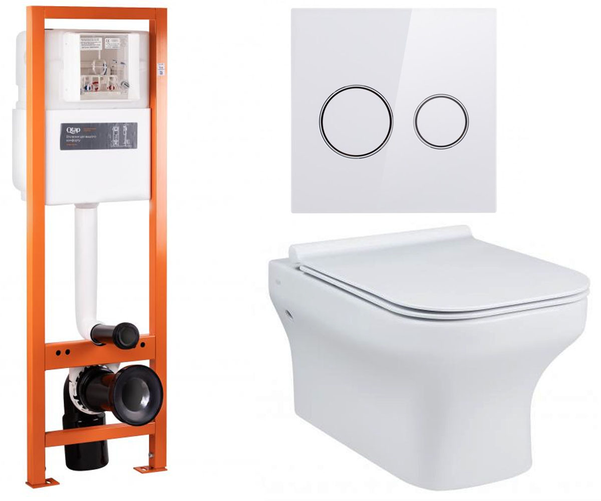 Туалет 4-в-1 QTAP CARDINAL QT0433C660HW0233M370P01V1176W QT0433C660HW0233M370P01V1176W