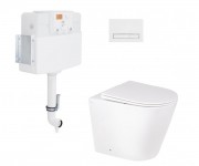 Унітаз з інсталяцією 4 в 1 QTAP SWAN QT0444SW3040
