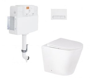 Унітаз з інсталяцією 4 в 1 QTAP SWAN QT0444SW3040