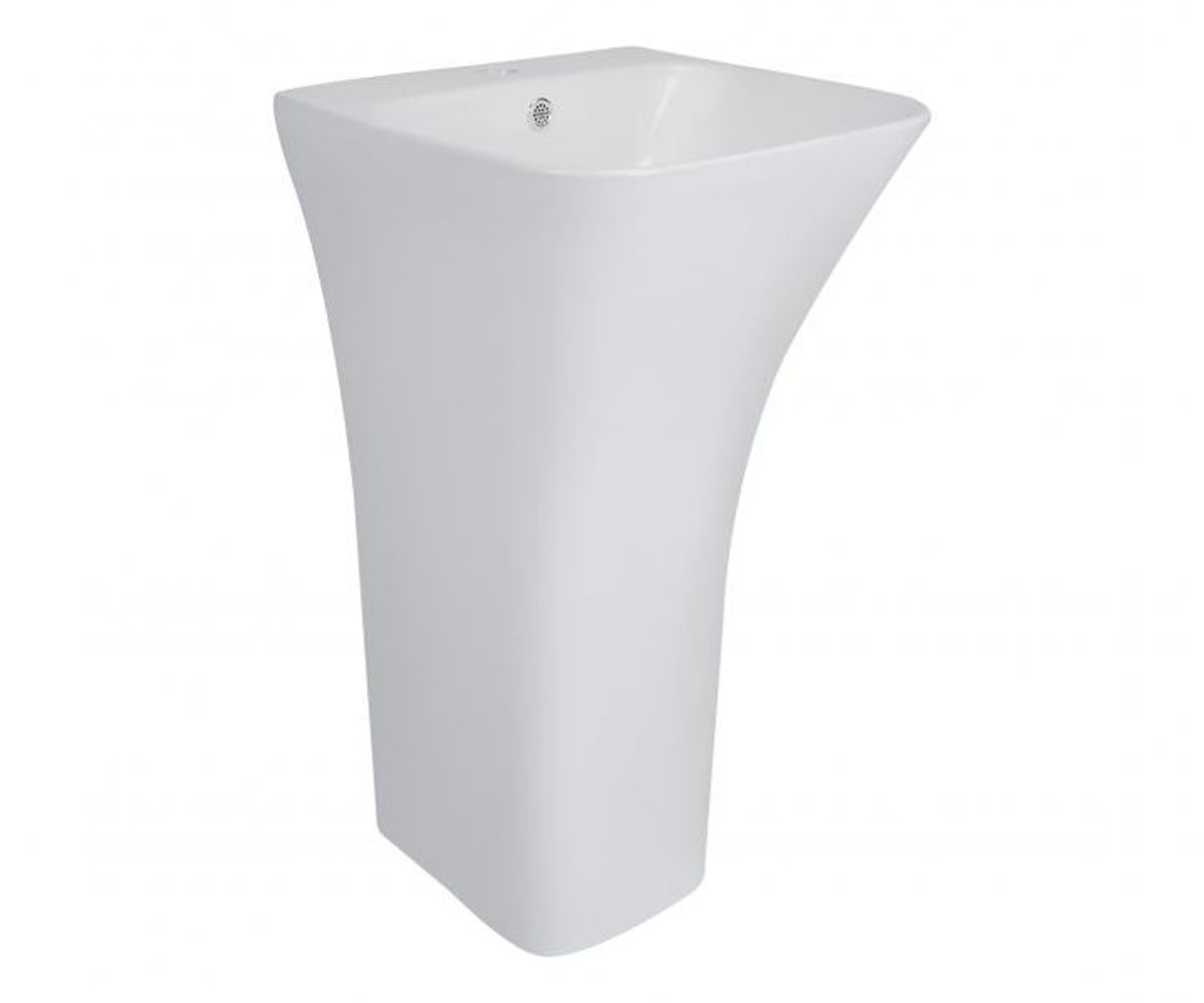 Раковина з донним клапаном QTAP CROW QT0511G315W QT0511G315W
