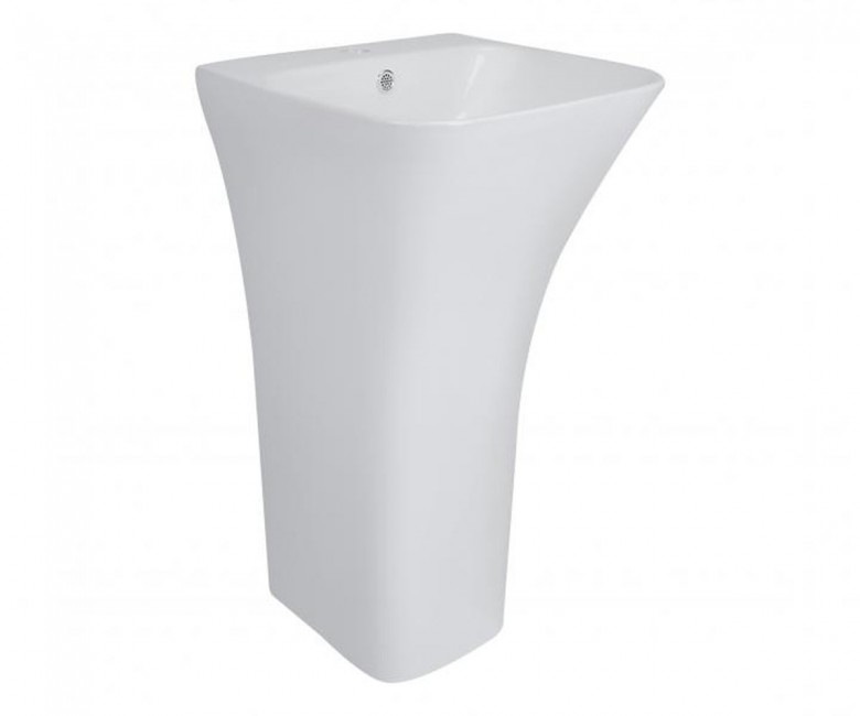 Раковина з донним клапаном QTAP CROW QT0511G315W QT0511G315W