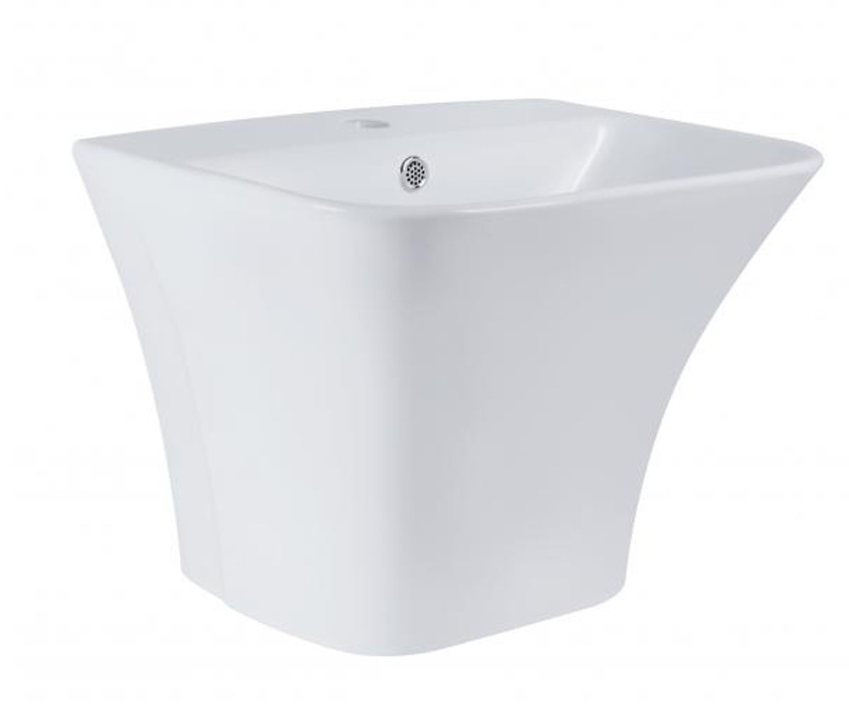 Раковина с донним клапаном QTAP CROW QT0511G815W QT0511G815W