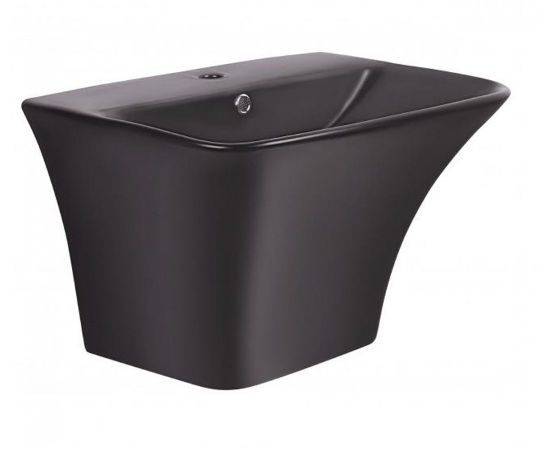 Умивальник з нижнім клапаном QTAP CROW QT0511G835MB QT0511G835MB