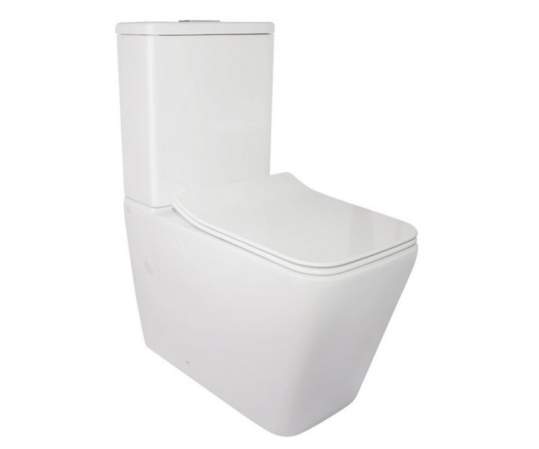 Безобідковий унітаз QTAP CROW QT05222170W QT05222170W