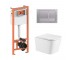 Унітаз з інсталяцією QTAP CROW ULTRA QUIET QT05335171W45127 QT05335171W45127