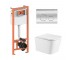 Унітаз з інсталяцією QTAP CROW ULTRA QUIET QT05335171W45129 QT05335171W45129