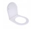Qtap сиденье для унитаза напольного (Dove) 425×363×30 мм, White, с микролифтом Slim Duroplast, Quick Release QT06228380BW3  QT06