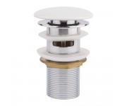 Донний клапан для раковини Qtap F0081 70х70х110 мм White з переливом QTAP  QT066F0081W