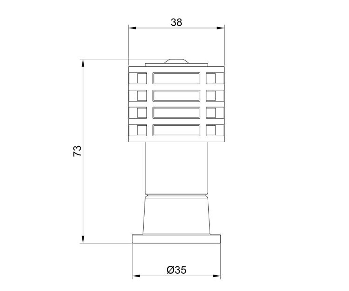 Крепление для подвесного унитаза и биде  QT066HT02W:Чертеж 