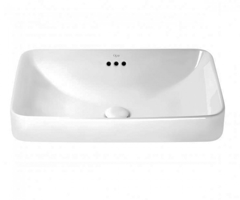 Раковина с донним клапаном 58 см QTAP JAY QT0711K425W QT0711K425W
