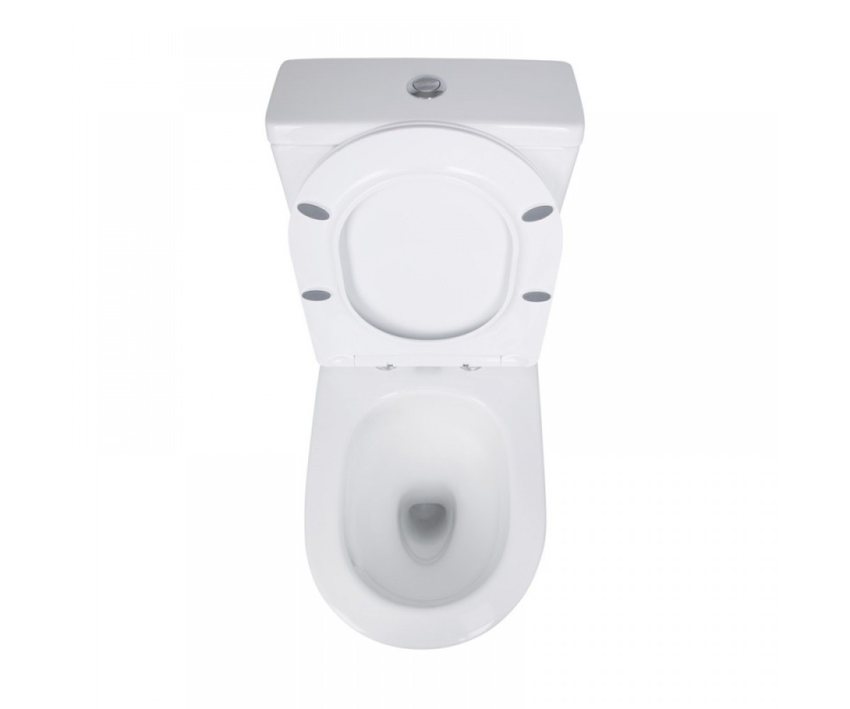 Унитаз напольный с сиденьем  JAY ULTRA QUIET QT07222175TW:Фото 2