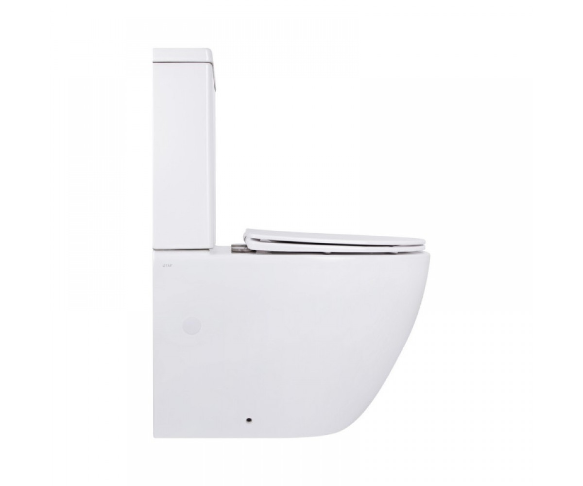 Унитаз напольный с сиденьем  JAY ULTRA QUIET QT07222175TW:Фото 5