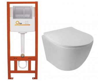 Унитаз с инсталляцией 4 в 1 JAY QT07335176W0133M425M06029SAT
