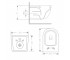 Унитаз подвесной Qtap Jay Ultra Quiet 485х360х320 мм, Matt Black, сиденьем Slim Duroplast/ Soft-close/ Quick Relase QT07335177MB