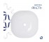 Комплект Qtap Kolibri: раковина накладная 400x400x140 мм, White, квадратная + донный клапан Pop-up PU02  QT10116303W48466:Фото 3