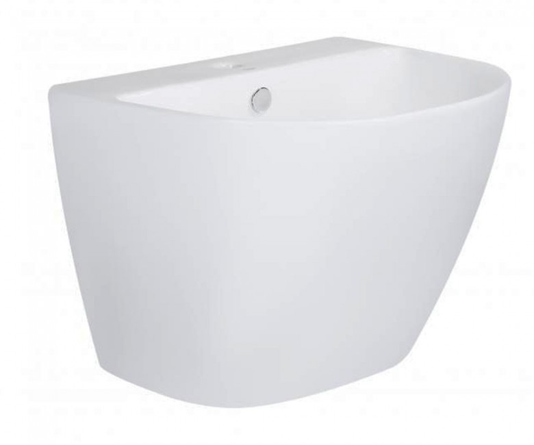 Умивальник 54 см з нижнім клапаном QTAP LEO QT111101GW QT111101GW