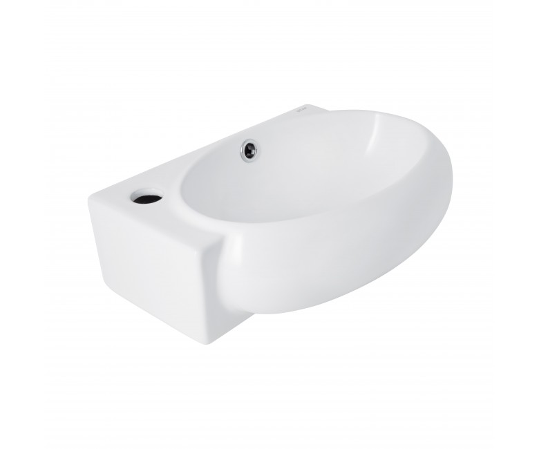 Раковина с чашей справа QTAP LEO QT11111008RW QT11111008RW