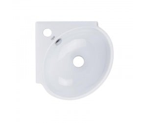 Раковина кутова QTAP LEO QT11115010WN