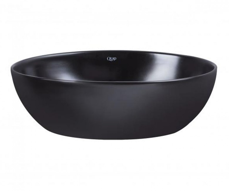 Умивальник з донним клапаном QTAP LEO QT1111A052MB QT1111A052MB