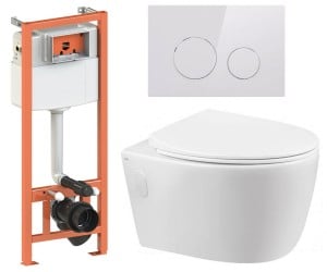 Туалет 4-в-1 QTAP LEO QT11331002ERW0133M425M11110W