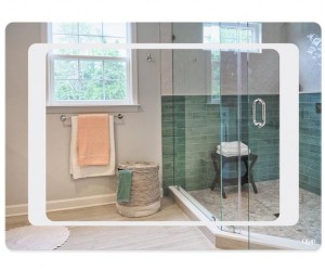 Дзеркало з підсвічуванням 70х50 см QTAP LEO QT117812086080W