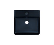 Раковина Qtap Nando LT 500х420х130 Matt black QT12116146AMB QTAP  QT12112173SMBMBN