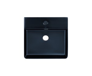 Раковина Qtap Nando LT 500х420х130 Matt black QT12116146AMB QTAP  QT12112173SMBMBN