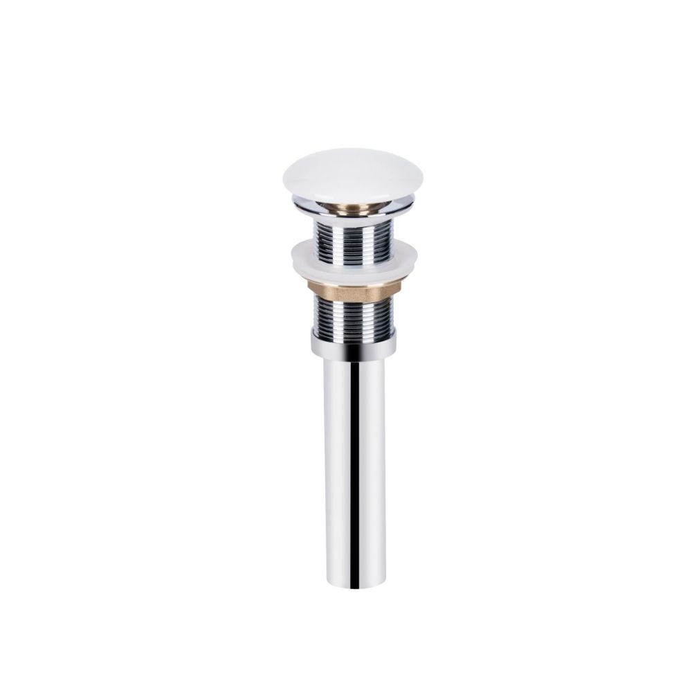 Комплект Qtap Robin: раковина накладная прямоугольная 610x400x145 мм White + донный клапан PU02  QT13112143PWN47297:Фото 6