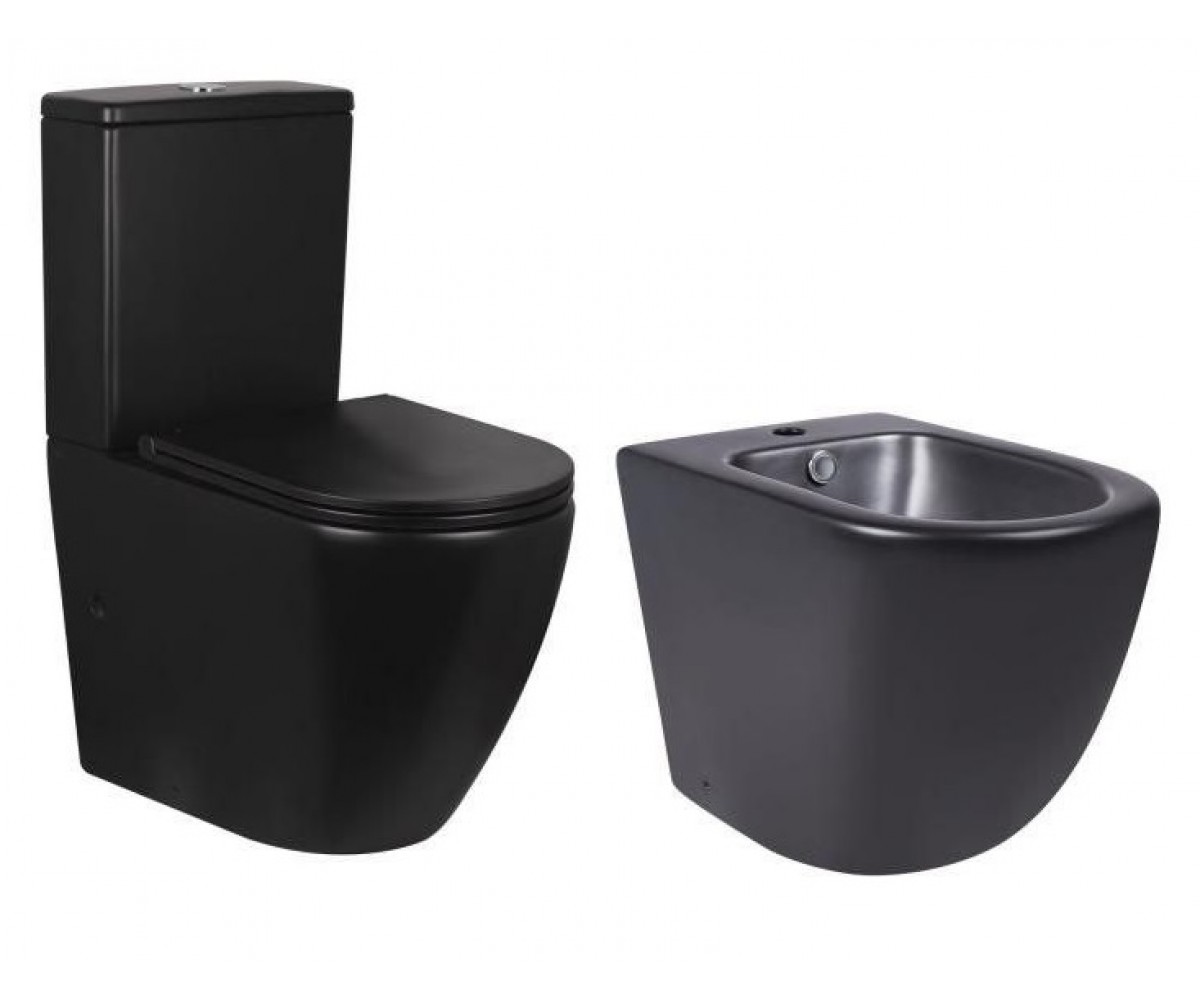 Комплект унитаза и биде QTAP ROBIN QT13222141ARMB46058 QT13222141ARMB46058