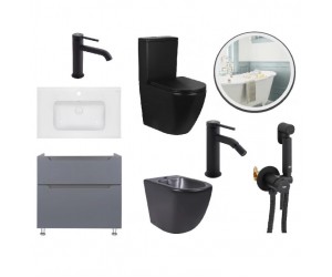 Набір для ванної кімнати QTAP ROBIN QT13222141ARMBSET1