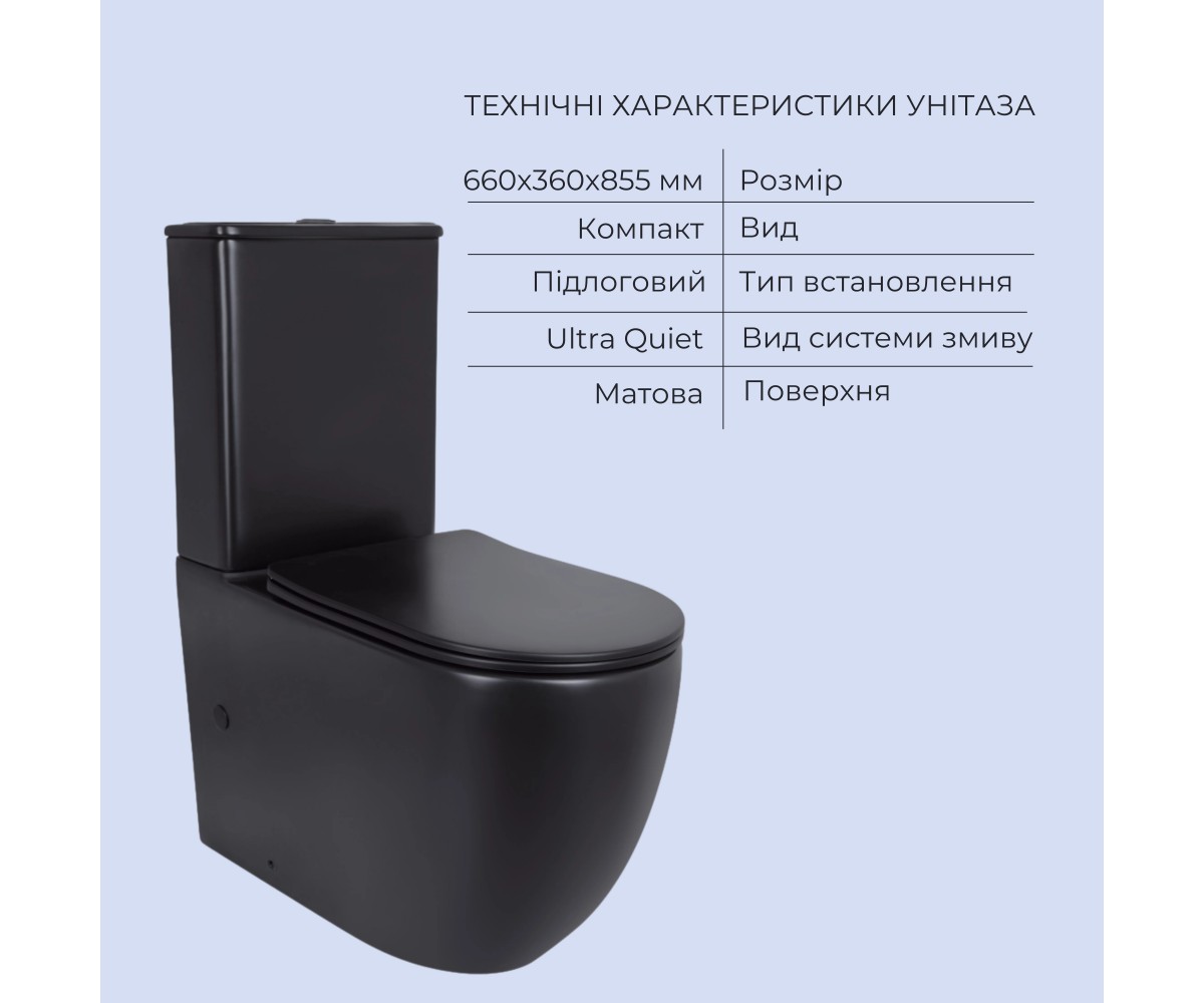 Комплект сантехники в ванную  ROBIN QT13226083AMB47928:Фото 4