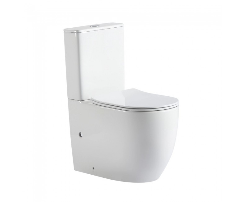 Унітаз-компакт з сидінням QTAP ROBIN NEW ULTRA QUIET QT13226083AW QT13226083AW