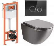 Унитаз с инсталляцией 4 в 1 QTAP ROBIN QT1333046ENRMB0133M425V1163GB
