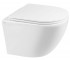 Безободковый унитаз с сиденьем QTAP ROBIN QT1333046ENRW QT1333046ENRW