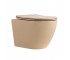 Унітаз підвісний Robin Ultra Quiet 490×365×325 мм, Beige, з сидінням Slim Duroplast / Soft-close / Quick Release QT13332381АSSB Qtap QTAP  QT13332381S QT13332381SSB